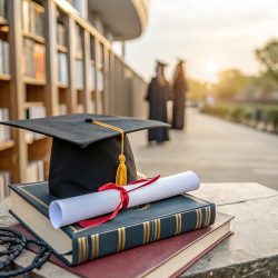 Mortar Board Education Success Icon Concept